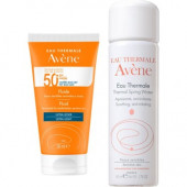 Avene Set 4 - Avene Solaire Spf50+ Fluid Ultra Light 50 Ml - Termal Su 50 Ml - 1
