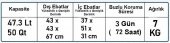 Coleman Poly-Lite Wheeled Mesh 50 QT 47.3Lt Buzluk - 4