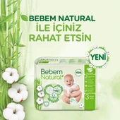 Bebem Natural Bebek Bezi 3 Beden Midi Aylık Fırsat Paketi 170 Adet - 9