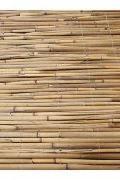 1m X 5m Hasır Kamış Çit Bambu Gölgelik Bahçe Dekor Tel Örgü Kamış Hasır Doğal - 1