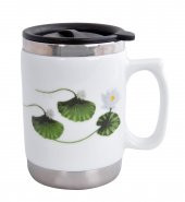 Andoutdoor AND30HP İçi Çelik Dışı Desenli Seramik Kupa Mug - 1