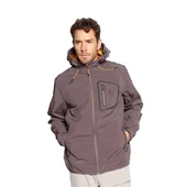 Berg Yukon Erkek Softshell Ceket-KAHVERENGİ - 1
