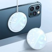 Polham Ultra İnce Mıknatıslı 15W Kablosuz Şarj Wireless Şarj İphone 12 Pro 11 Pro Kablosuz Şarj - 1