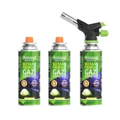 Orcamp Çakmaklı Kartuş Pürmüz Set + 2 Adet 227 Gram Gaz Kartuşu - 1