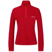 Regatta Highton Half Zip Kadın Polar-KIRMIZI thumbnail 1