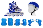 Xslide Inline Paten Set-MAVİ - 1