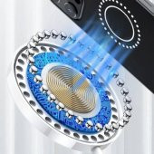 Polham Ultra İnce Mıknatslı 15W Kablosuz Şarj Wireless Şarj İphone Samsung Huawei Kablosuz Şarj - 3