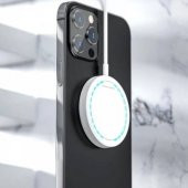 Polham Ultra İnce Mıknatslı 15W Kablosuz Şarj Wireless Şarj İphone Samsung Huawei Kablosuz Şarj - 4