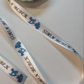 KURDELE SATEN 25 MT ŞİRİN BEBEK YAZILI - 1