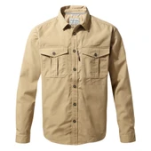 Craghoppers Kiwi Ripstop Erkek Gömlek-BEJ thumbnail 6