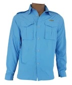 FreeCamp Arizona Erkek Gömlek-MAVİ thumbnail 8