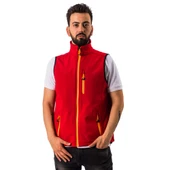 FreeCamp Vest Erkek Softshell Yelek-KIRMIZI - 7
