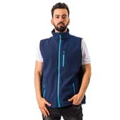 FreeCamp Vest Erkek Softshell Yelek-LACİVERT - 6