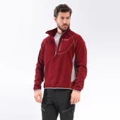 FreeCamp Man Half Zipper Fleece Polar-BORDO thumbnail 1