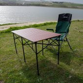 FreeCamp 8830-H5-C Katlanır Masa-KAHVERENGİ - 8