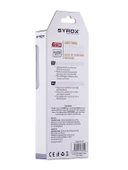 Syrox C12 Lightning USB Şarj ve Data Kablosu 2.0A 1.1mt Beyaz - 3