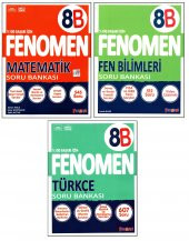 Fenomen 8. Sınıf LGS Matematik(B)+Fen(B)+Türkçe(B) Soru Bankası 3 Kitap - 1