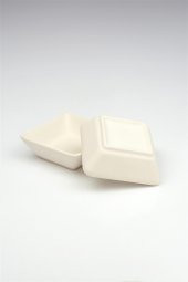 Üçlü Kare Çerezlik Seramik Bisküvi (Ham Ürün) thumbnail 3