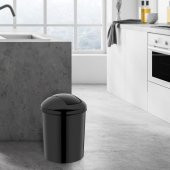 Rulopak Kelebek Kapak Çöp Kovası 15 Litre Siyah - 1