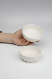 Üçlü Rüzgar Kase - Seramik Bisküvi (Ham Ürün) - 4