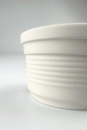 Üçlü Sufle Kase Seramik Bisküvi (Ham Ürün) - 3