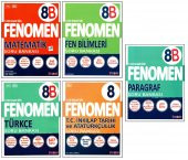 Fenomen 8. Sınıf LGS Matematik(B)+Fen(B)+Türkçe(B)+Paragraf(B)+İnkılap Tar.Soru Bankası 5 Kitap - 1