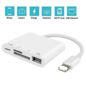 Polham İphone ve İpad için TF, SD, Hafıza Kart, USB Okuyucu Adaptör, Klavye, Kamera Adaptörü - 2
