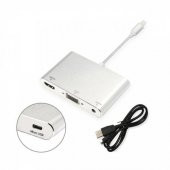 Polham Apple İphone ve İpad İçin VGA AV Audio Kablosu, Apple VGA AV Audio Dönüştürücü Kablosu - 4