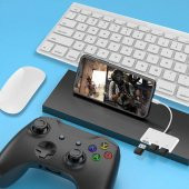 Polham Apple iPad ve İphone İçin Lightning Tf,Sd Kart Okuyucu, 3 USB Kamera, Klavye ve Mouse Adaptör - 2