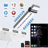 Polham Apple iPad ve İphone İçin Lightning Tf,Sd Kart Okuyucu, 3 USB Kamera, Klavye ve Mouse Adaptör - 3