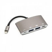 Polham Apple İpad ve İphone için Lightning 2 USB, 1 OTG Dönüştürücü, Kamera, Klavye Mouse Kablosu - 6