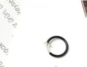 Küpe Kulak Dudak Burun Çelik Piercing Siyah Kadın Erkek İthal 316 L Paslanmaz thumbnail 5