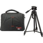 Canon 700D Fotoğraf Makinesi İçin 135cm Tripod + Set Çanta - 1