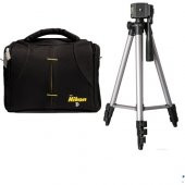 Nikon D5200 Fotoğraf Makinesi İçin 130cm Tripod + Set Çanta - 1