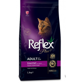 Reflex Plus Multicolor Tavuklu Renkli Yetişkin Kedi Maması 1,5 kg - 1