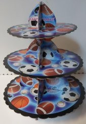 STAND 3 KATLI KARTON FUTBOL TOPU TEMALI - 1