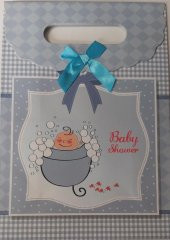 ÇANTA KARTONBABY SHOWER MAVİ 2 - 1