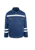 Kot İş Montu Kapitoneli Myform 3110 Sona Denim 12 Ons Renk Mavi - 5