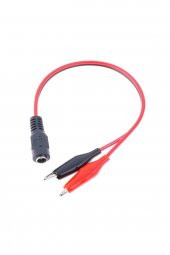 2.1mm Adaptör Krokodil Kablo Standart DC Dişi Güç Kaynağı Timsah - 2