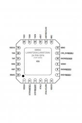 LAN8720A Ethernet Haberleşme Entegresi İnternet  10/100 Base-T/TX - 5