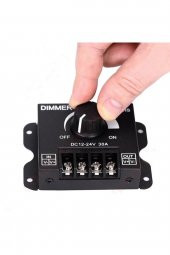 DC 12V 24V 30A Led Sürücü Dimmer  360W 720W Voltaj Ayarlı Ampul - 7