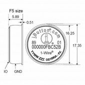 DS1990A İbutton Tag  TM1990 Asansör Anahtar Güvenlik Akbil Personel Takip Kapı Giriş Kontrol Key Otobüs Yolcu - 8