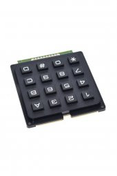 4x4 Matrix Tuş Takımı Keyboard Keypad 16 Buton Alarm Şifre - 6