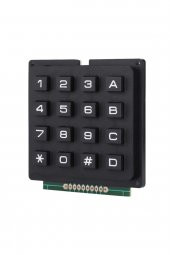 4x4 Matrix Tuş Takımı Keyboard Keypad 16 Buton Alarm Şifre - 7