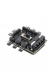 8 Port Fan Çoğaltıcı Hub Kartı IDE Güç Giriş Soketi Hız Kontrol - 1