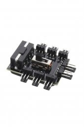 8 Port Fan Çoğaltıcı Hub Kartı IDE Güç Giriş Soketi Hız Kontrol - 2