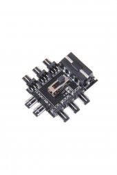 8 Port Fan Çoğaltıcı Hub Kartı IDE Güç Giriş Soketi Hız Kontrol - 5