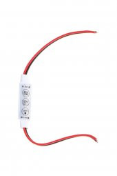 DC 12-24V 3 Tuş Led Dimmer Hafızalı 12A 3 Modlu 5050 3528 5630 - 8