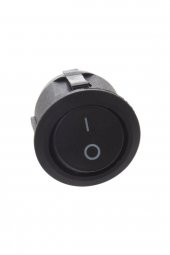 23mm Yuvarlak 2 Pin Anahtar Buton Kcd1 Siyah thumbnail 7