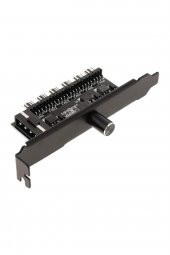 6 Port Fan Çoğaltıcı Hız Kontrol Kartı Molex Güç Giriş Soketi 12V - 6